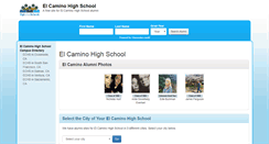 Desktop Screenshot of elcaminohighschool.net