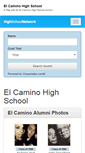 Mobile Screenshot of elcaminohighschool.net